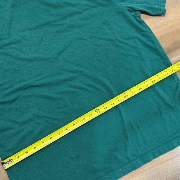 L.L. Bean Men's Teal Short Sleeve Tee - Picture 5 of 7